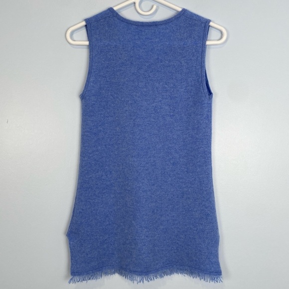 Adelaide Cashmere Sweater Vest Lightweight Small S Layering Quality Basic Staple - Picture 6 of 7